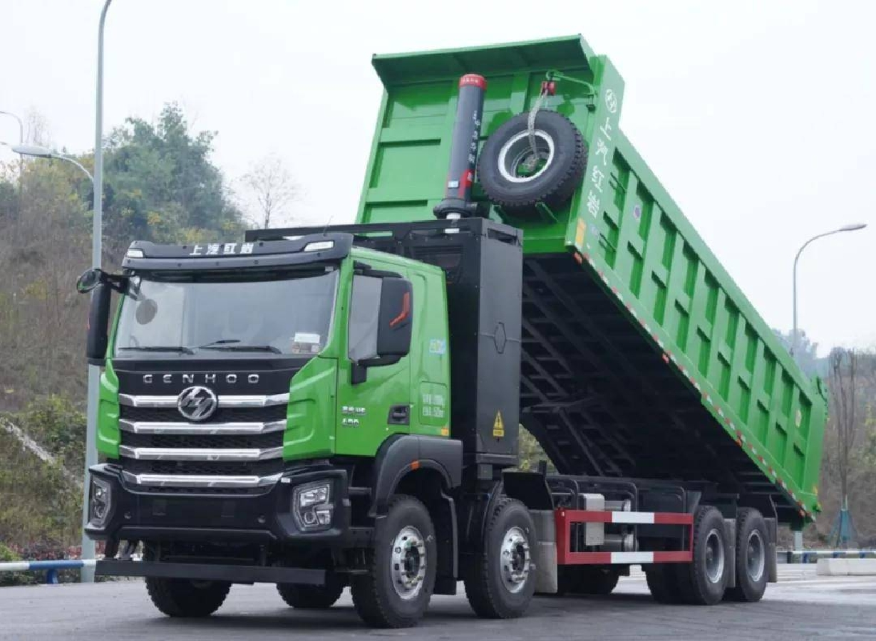 5分钟换电红岩杰虎h6纯电动自卸车告别里程焦虑