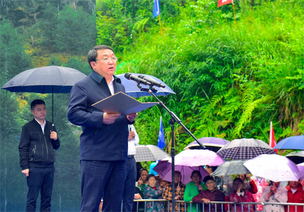 重庆秀山县桐梓水库大坝枢纽工程正式奠基解决3万余人农田用水
