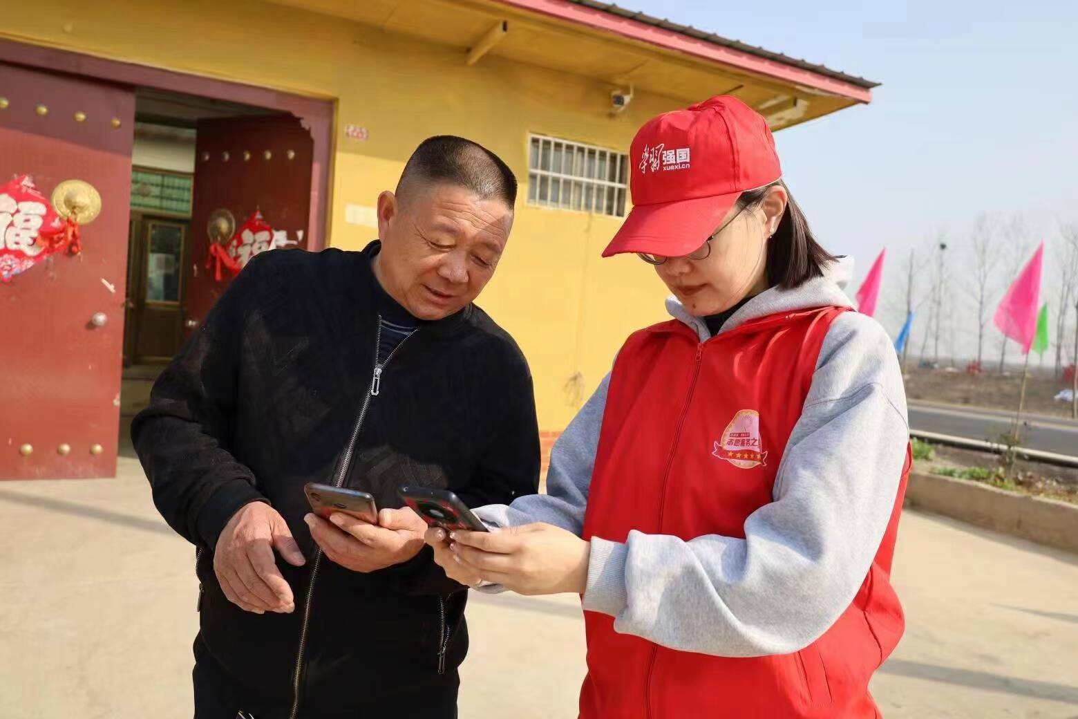 枣庄峄城区古邵镇“学习强国”进村庄