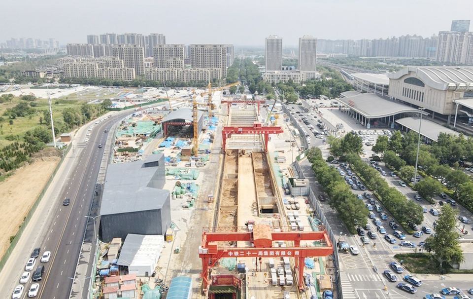 轨交4号线济南西站预计7月下旬主体封顶