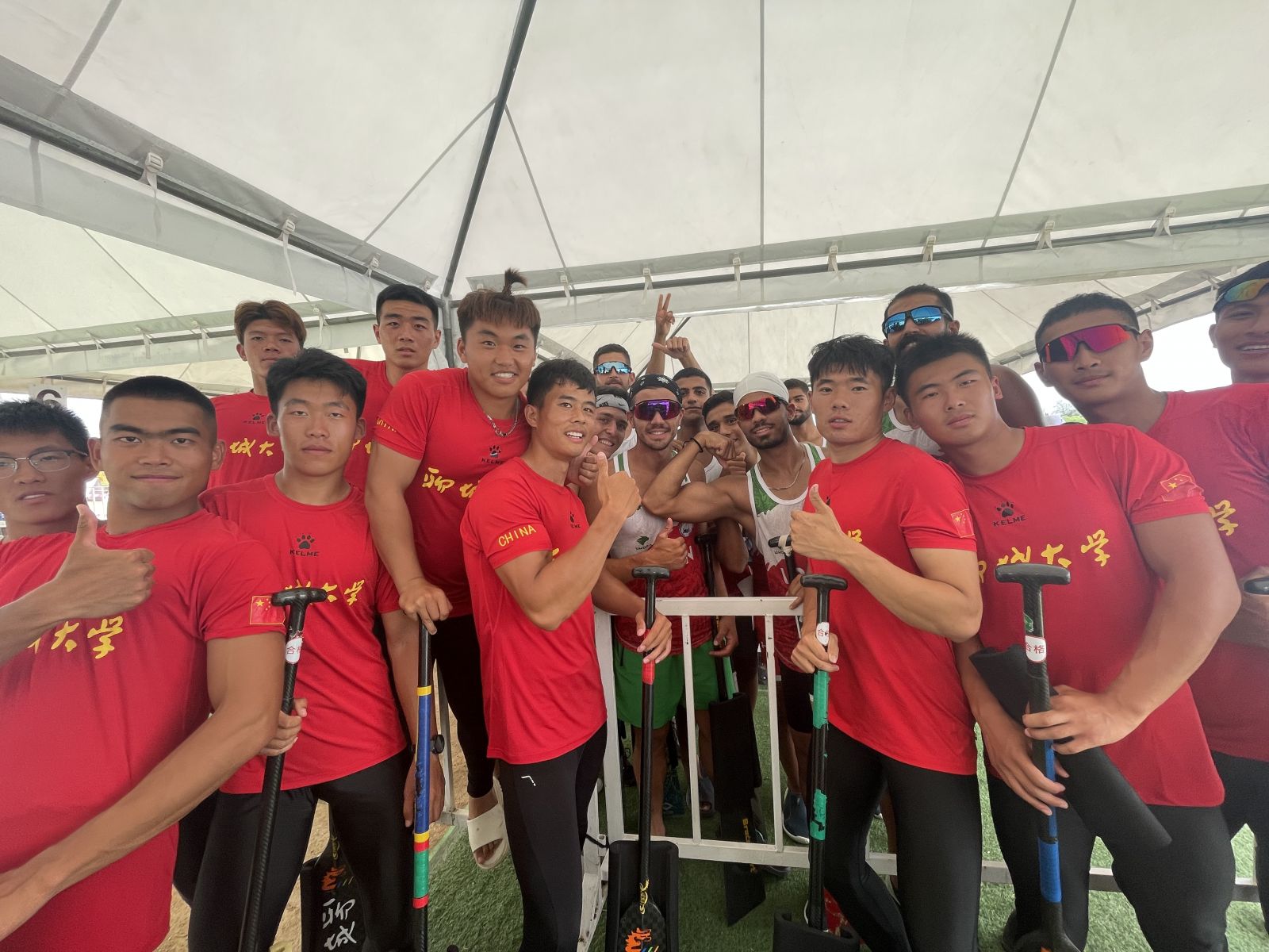 冠军之师赤子心聊城大学龙舟队为国出征勇夺6金1银