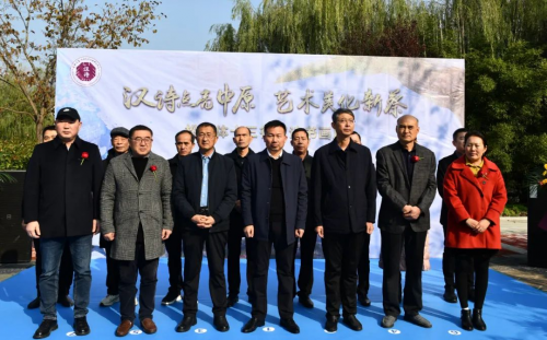 松竹体十三行汉诗书画展在河南新蔡成功