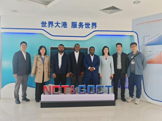 “锦味岛”品牌创始人王美女士 同马尔代夫国家代表团访问广州南 