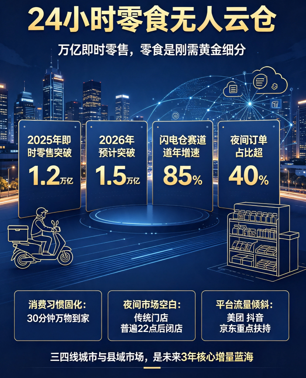 3. 万亿零食市场迎新变量 即时零售闪电仓打开增长新空间-图片1